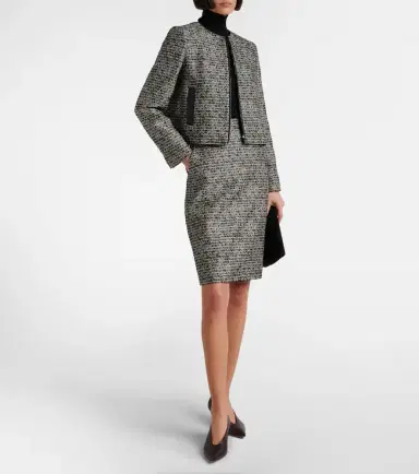 Max Mara Fumetto tweed midi skirt | Thumbnail 6 Max Mara Fumetto tweed midi skirt | Thumbnail 6