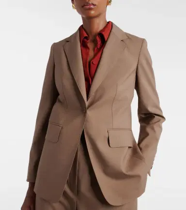 Max Mara Circense virgin wool blazer | Thumbnail 4 Max Mara Circense virgin wool blazer | Thumbnail 4