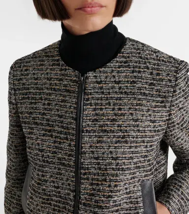 Max Mara Volume tweed jacket | Thumbnail 4 Max Mara Volume tweed jacket | Thumbnail 4