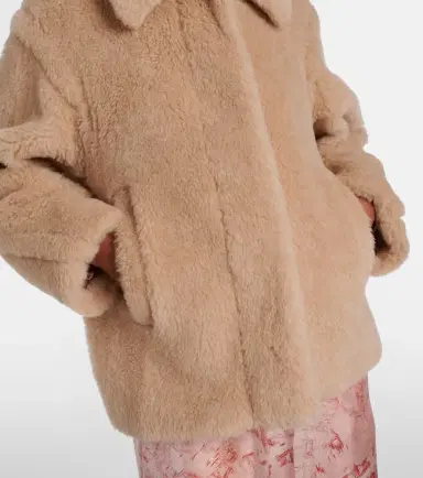 Max Mara Tritone cropped teddy jacket | Thumbnail 3 Max Mara Tritone cropped teddy jacket | Thumbnail 3