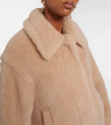 Max Mara Tritone cropped teddy jacket | Thumbnail 6 Max Mara Tritone cropped teddy jacket | Thumbnail 6