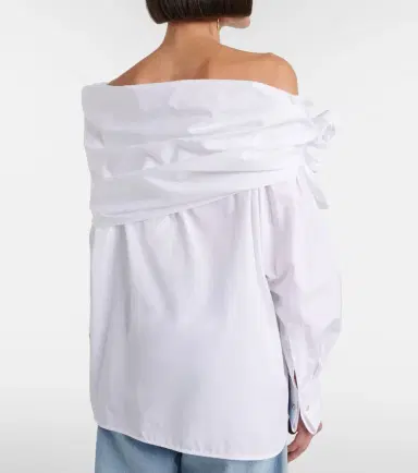Max Mara Curvone cotton blouse | Thumbnail 5 Max Mara Curvone cotton blouse | Thumbnail 5