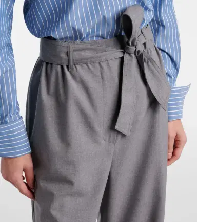 Max Mara Salpa virgin wool wide-leg pants | Thumbnail 5 Max Mara Salpa virgin wool wide-leg pants | Thumbnail 5