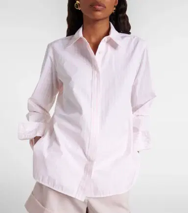 Max Mara Accenni striped cotton shirt | Thumbnail 4 Max Mara Accenni striped cotton shirt | Thumbnail 4