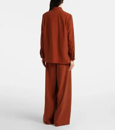 Max Mara Cotton wide-leg pants | Thumbnail 6 Max Mara Cotton wide-leg pants | Thumbnail 6