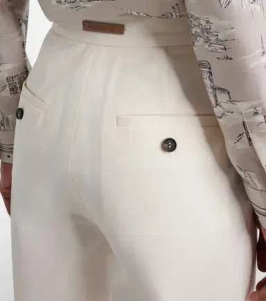 Max Mara Dentice cotton-blend wide-leg pants | Thumbnail 3 Max Mara Dentice cotton-blend wide-leg pants | Thumbnail 3