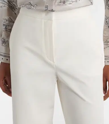 Max Mara Dentice cotton-blend wide-leg pants | Thumbnail 6 Max Mara Dentice cotton-blend wide-leg pants | Thumbnail 6