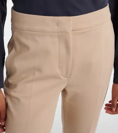 Max Mara Pegno jersey cropped slim pants | Thumbnail 3 Max Mara Pegno jersey cropped slim pants | Thumbnail 3