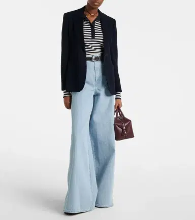 Max Mara Striped cashmere Henley sweater | Thumbnail 5 Max Mara Striped cashmere Henley sweater | Thumbnail 5