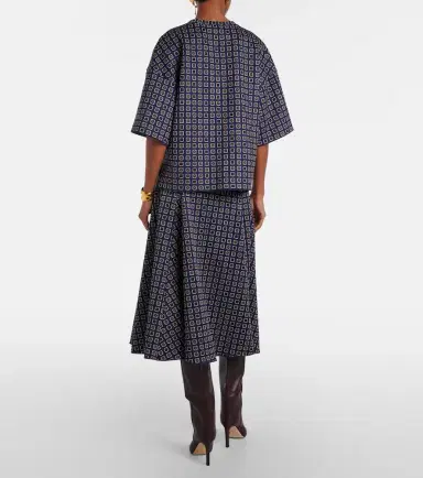 Max Mara Benda printed jersey midi skirt | Thumbnail 2 Max Mara Benda printed jersey midi skirt | Thumbnail 2