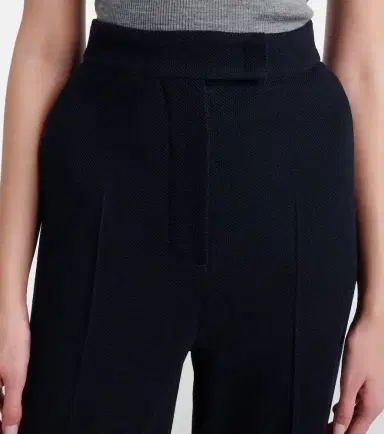 Max Mara Attinia virgin wool piqué wide-leg pants | Thumbnail 2 Max Mara Attinia virgin wool piqué wide-leg pants | Thumbnail 2