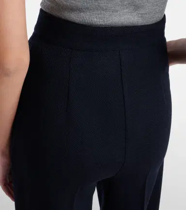 Max Mara Attinia virgin wool piqué wide-leg pants | Thumbnail 4 Max Mara Attinia virgin wool piqué wide-leg pants | Thumbnail 4