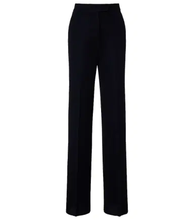 Max Mara Attinia virgin wool piqué wide-leg pants | Thumbnail 1 Max Mara Attinia virgin wool piqué wide-leg pants | Thumbnail 1