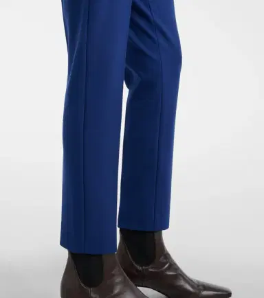 Max Mara Pegno jersey cropped slim pants | Thumbnail 2 Max Mara Pegno jersey cropped slim pants | Thumbnail 2