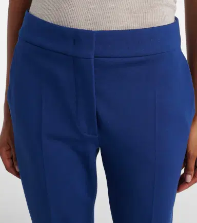Max Mara Pegno jersey cropped slim pants | Thumbnail 4 Max Mara Pegno jersey cropped slim pants | Thumbnail 4