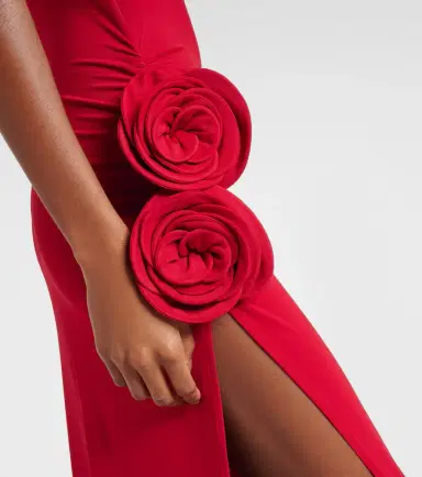 Magda Butrym Floral-appliqué draped gown | Thumbnail 2 Magda Butrym Floral-appliqué draped gown | Thumbnail 2