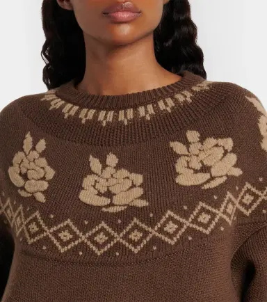 Magda Butrym Fair Isle jacquard wool sweater | Thumbnail 2 Magda Butrym Fair Isle jacquard wool sweater | Thumbnail 2