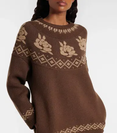Magda Butrym Fair Isle jacquard wool sweater | Thumbnail 3 Magda Butrym Fair Isle jacquard wool sweater | Thumbnail 3