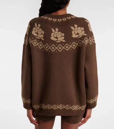 Magda Butrym Fair Isle jacquard wool sweater | Thumbnail 6 Magda Butrym Fair Isle jacquard wool sweater | Thumbnail 6