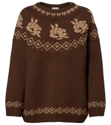Magda Butrym Fair Isle jacquard wool sweater | Thumbnail 1 Magda Butrym Fair Isle jacquard wool sweater | Thumbnail 1