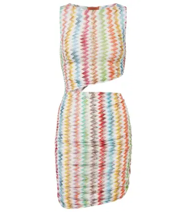 Missoni Zigzag cutout lamé beach dress | Thumbnail 1 Missoni Zigzag cutout lamé beach dress | Thumbnail 1