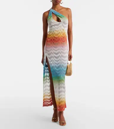Missoni Asymmetric lamé maxi dress | Thumbnail 5 Missoni Asymmetric lamé maxi dress | Thumbnail 5
