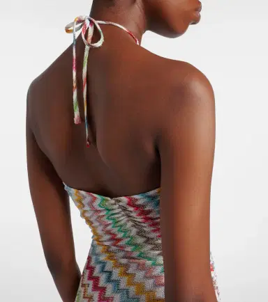 Missoni Zigzag halterneck lamé maxi dress | Thumbnail 7 Missoni Zigzag halterneck lamé maxi dress | Thumbnail 7