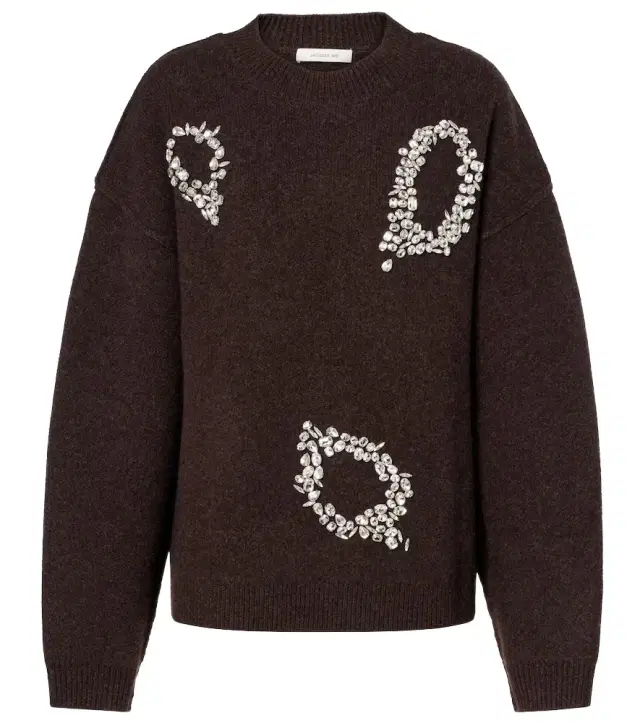 Embroidered wool sweater Embroidered wool sweater