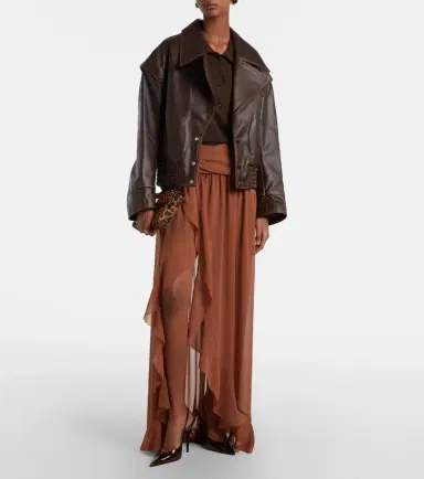 Jacques Wei Leather biker jacket | Thumbnail 6 Jacques Wei Leather biker jacket | Thumbnail 6