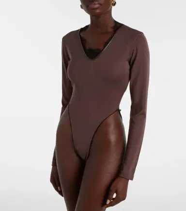Jacques Wei Lace-trimmed bodysuit | Thumbnail 5 Jacques Wei Lace-trimmed bodysuit | Thumbnail 5