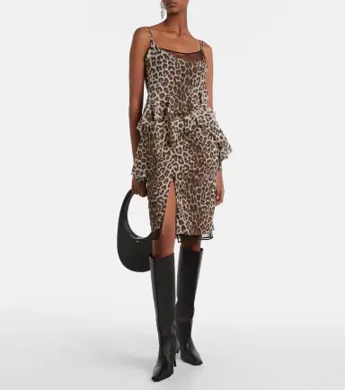 Jacques Wei Leopard-print ruffled silk camisole | Thumbnail 4 Jacques Wei Leopard-print ruffled silk camisole | Thumbnail 4