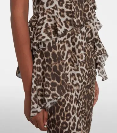 Jacques Wei Leopard-print ruffled silk camisole | Thumbnail 5 Jacques Wei Leopard-print ruffled silk camisole | Thumbnail 5