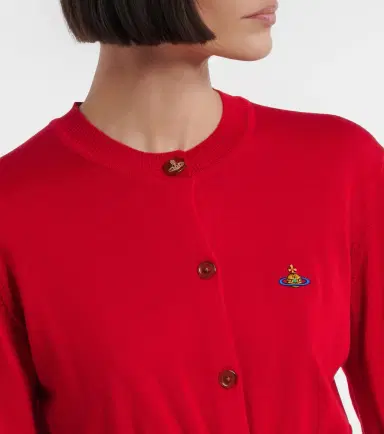 Vivienne Westwood Bea cropped wool and silk cardigan | Thumbnail 3 Vivienne Westwood Bea cropped wool and silk cardigan | Thumbnail 3