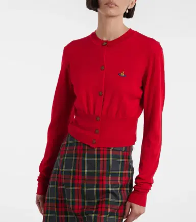 Vivienne Westwood Bea cropped wool and silk cardigan | Thumbnail 5 Vivienne Westwood Bea cropped wool and silk cardigan | Thumbnail 5