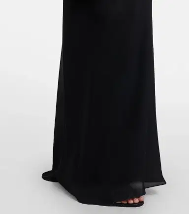 Monique Lhuillier Scarf-detail draped lace gown | Thumbnail 4 Monique Lhuillier Scarf-detail draped lace gown | Thumbnail 4