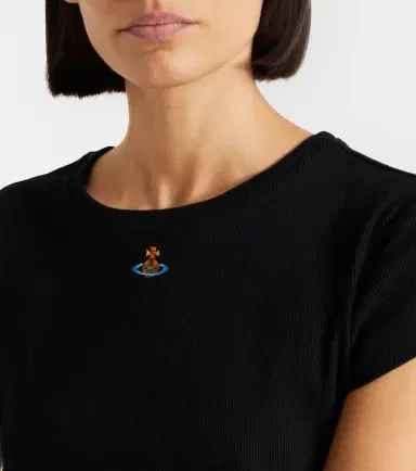 Vivienne Westwood Peru cropped cotton-blend jersey T-shirt | Thumbnail 2 Vivienne Westwood Peru cropped cotton-blend jersey T-shirt | Thumbnail 2