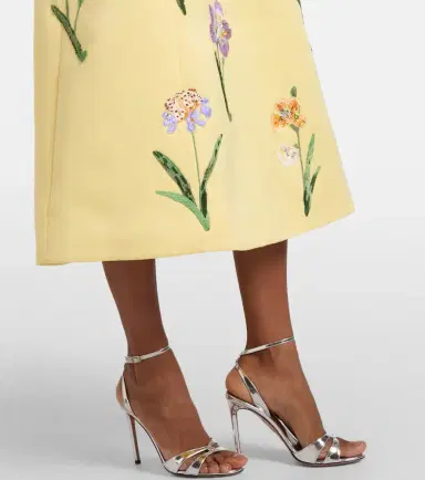 Leo Lin Cleo beaded floral midi dress | Thumbnail 3 Leo Lin Cleo beaded floral midi dress | Thumbnail 3