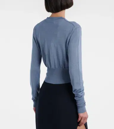 Vivienne Westwood Bea cropped wool and silk cardigan | Thumbnail 2 Vivienne Westwood Bea cropped wool and silk cardigan | Thumbnail 2