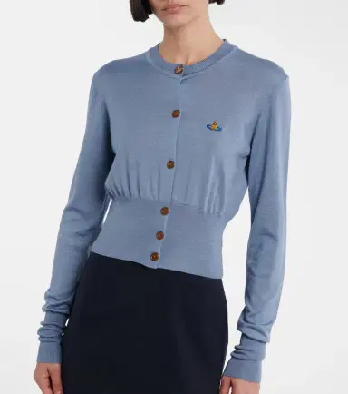 Vivienne Westwood Bea cropped wool and silk cardigan | Thumbnail 5 Vivienne Westwood Bea cropped wool and silk cardigan | Thumbnail 5