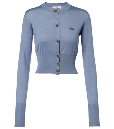 Vivienne Westwood Bea cropped wool and silk cardigan | Thumbnail 1 Vivienne Westwood Bea cropped wool and silk cardigan | Thumbnail 1