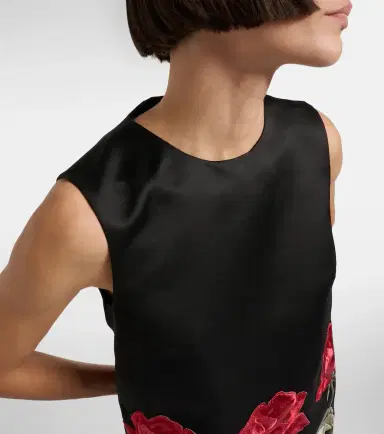 Leo Lin Yvonne floral embroidered minidress | Thumbnail 4 Leo Lin Yvonne floral embroidered minidress | Thumbnail 4