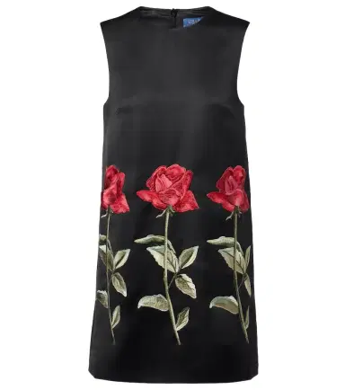 Leo Lin Yvonne floral embroidered minidress | Thumbnail 1 Leo Lin Yvonne floral embroidered minidress | Thumbnail 1