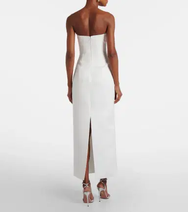Leo Lin Rayna floral-appliqué bustier dress | Thumbnail 3 Leo Lin Rayna floral-appliqué bustier dress | Thumbnail 3