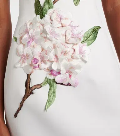 Leo Lin Rayna floral-appliqué bustier dress | Thumbnail 5 Leo Lin Rayna floral-appliqué bustier dress | Thumbnail 5