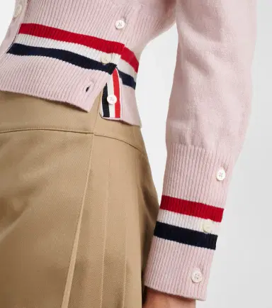 Thom Browne Cropped cashmere cardigan | Thumbnail 2 Thom Browne Cropped cashmere cardigan | Thumbnail 2