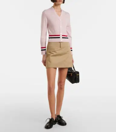 Thom Browne Cropped cashmere cardigan | Thumbnail 4 Thom Browne Cropped cashmere cardigan | Thumbnail 4
