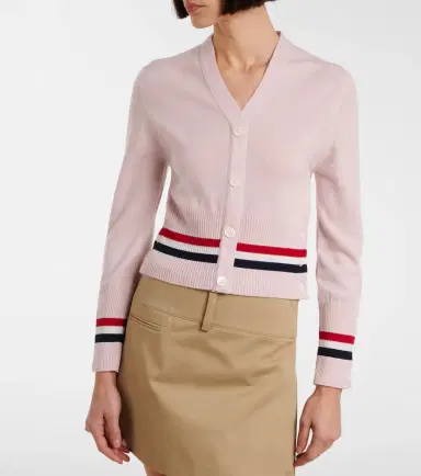 Thom Browne Cropped cashmere cardigan | Thumbnail 6 Thom Browne Cropped cashmere cardigan | Thumbnail 6