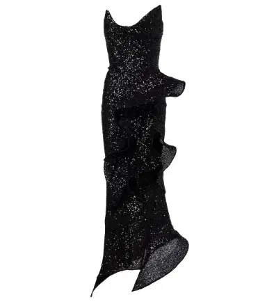 Maticevski Thistle Wave ruffled sequined gown | Thumbnail 1 Maticevski Thistle Wave ruffled sequined gown | Thumbnail 1