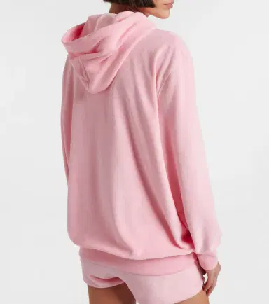 Hunza G Logo cotton terry hoodie | Thumbnail 4 Hunza G Logo cotton terry hoodie | Thumbnail 4