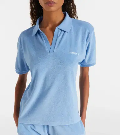 Hunza G Logo cotton terry polo shirt | Thumbnail 2 Hunza G Logo cotton terry polo shirt | Thumbnail 2